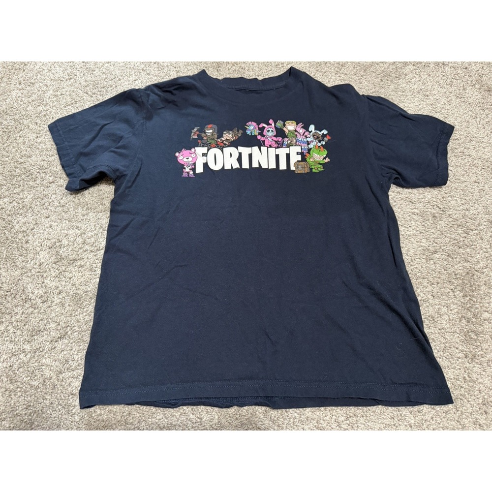 Fortnite T Shirt Black Unisex Youth Size Medium